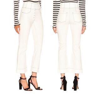 Ulla Johnson Ellis High Rise Jeans In Blanc Size 2 / 25